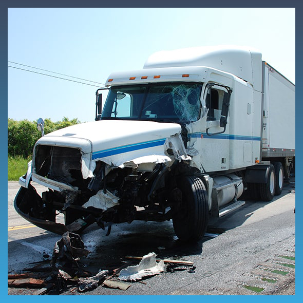 semi truck crash